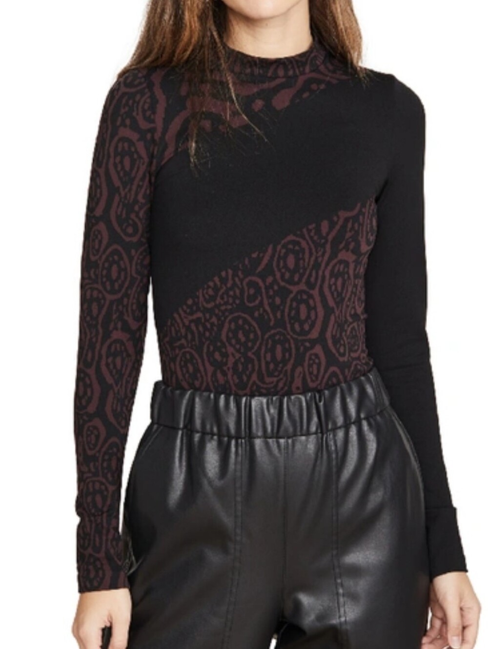 Wolford Poison Dart Long-Sleeve Bodysuit